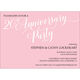Script 20th Anniversary Party Invitations Image 5 of 8
